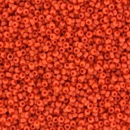 Miyuki seed beads 11/0 - Matted opaque mandarin 11-2313